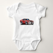 1970 Chevelle Maroon-Black Car Romper (Voorkant)