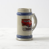 1970 Chevelle Rood-Witte auto Bierpul (Voorkant rechts)