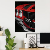 1970 Chevelle SS396 Red Poster (Thuiskantoor)
