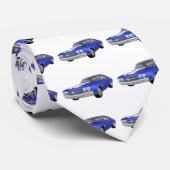 1970 Chevelle SS: Blauwe afwerking: Stropdas (Opgerold)