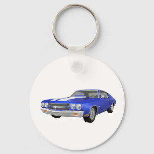 1970 Chevelle SS: Blue Finish: Sleutelhanger