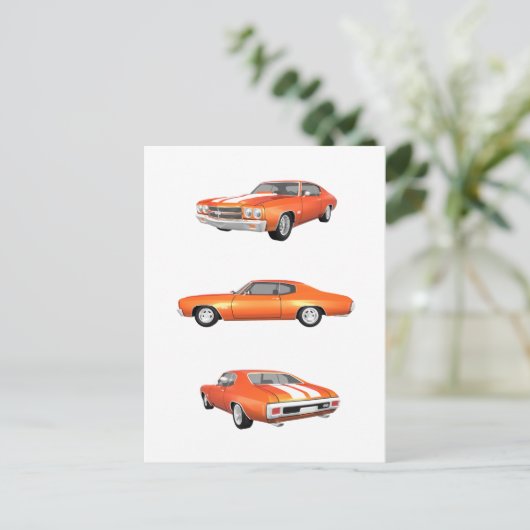 1970 Chevelle SS: Briefkaart (Staand voorkant)