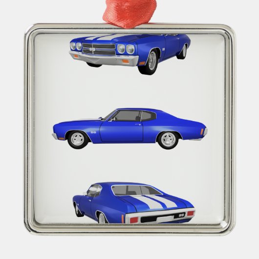 1970 Chevelle SS: Metalen Ornament (Voorkant)