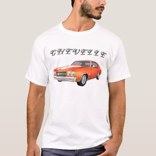 1970 Chevelle SS: Oranje finish: T-shirt (Voorkant)