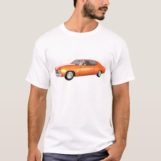 1970 Chevelle SS: Oranje finish: T-shirt (Voorkant)