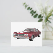 1970 Chevelle SS: Snoep Apple Finish: Briefkaart (Staand voorkant)
