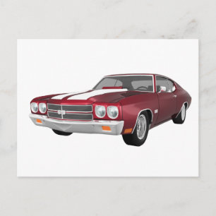 1970 Chevelle SS: Snoep Apple Finish: Briefkaart