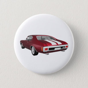 1970 Chevelle SS: Snoep Apple Finish: Ronde Button 5,7 Cm