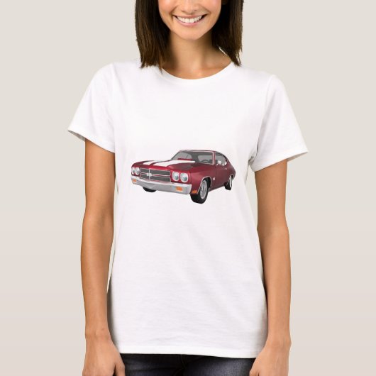1970 Chevelle SS: Snoep Apple Finish: T-shirt (Voorkant)