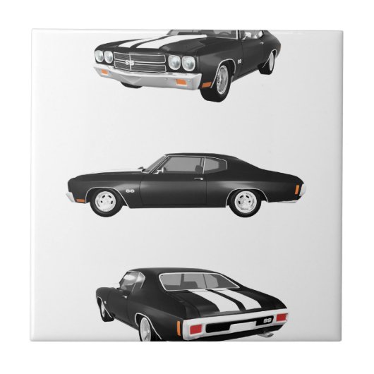 1970 Chevelle SS: Tegeltje (Voorkant)