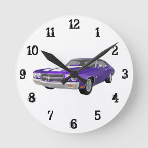 1970 Chevelle SS: Wall Clock Ronde Klok