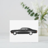 1970 Chevelle SS: Zwarte afwerking: Briefkaart (Staand voorkant)