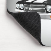 1970 Chevelle SS: Zwarte afwerking: Mousepad Muismat (Hoek)