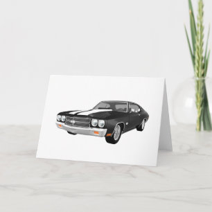 1970 Chevelle SS: zwarte finish: Kaart