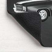 1970 Chevelle SS: zwarte finish: Mousepad Muismat (Hoek)