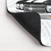1970 Chevelle SS: zwarte finish: Mousepad Muismat (Hoek)