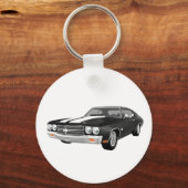1970 Chevelle SS: zwarte finish: Sleutelhanger (Voorkant)