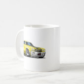 1970 Chevelle Yellow-Black Car Koffiemok (Voorkant links)