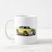 1970 Chevelle Yellow-Black Car Koffiemok (Links)