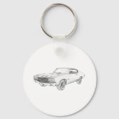 1970 chevy chevelle sleutelhanger (Voorkant)