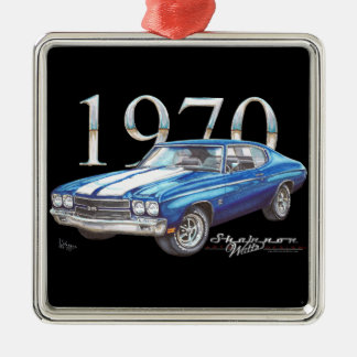 1970 Chevy Chevelle Super Sport kerstsieraar Metalen Ornament