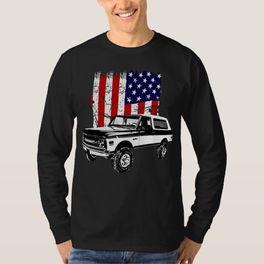 1970 Chevy K5 Blazer voor driekwart Uitzicht T-shirt (Voorkant)