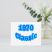 1970 Classic Blue Kaart (Staand voorkant)