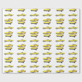 1970 Corvette: Gele afwerking: Cadeaupapier (Vlak)