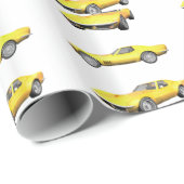 1970 Corvette: Gele afwerking: Cadeaupapier (Rol Hoek)