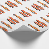 1970 Corvette: Oranje Fins Cadeaupapier (Hoek)