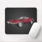 1970 Corvette: Snoep Apple Finish: Mousepad Muismat (Met muis)