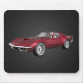 1970 Corvette: Snoep Apple Finish: Mousepad Muismat (Voorkant)