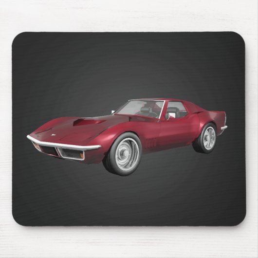 1970 Corvette: Snoep Apple Finish: Mousepad Muismat (Voorkant)