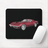 1970 Corvette Sportauto: Apple Finish Snoep: Muismat (Met muis)