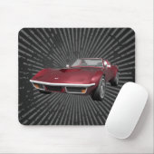 1970 Corvette Sportauto: Apple Finish Snoep: Muismat (Met muis)