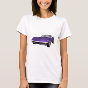 1970 Corvette Sportauto: Paarse afwerking: T-shirt
