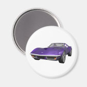 1970 Corvette Sportauto: Paarse finish: Magneet (Voorkant / Achterkant)