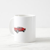 1970 Corvette Sportauto: Rode afwerking Koffiemok (Voorkant links)