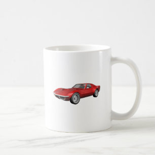 1970 Corvette Sportauto: Rode afwerking Koffiemok