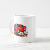 1970 Cuda Red Car Koffiemok (Voorkant links)