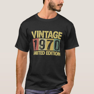  1970 dag 52 jaar oud Funny 52e verjaardag T-shirt