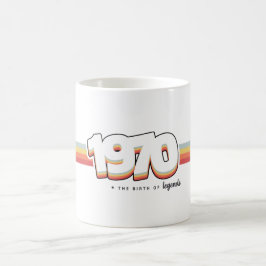 1970 De geboorte van legenden Koffiemok