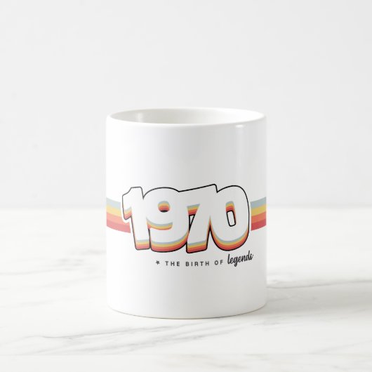 1970 De geboorte van legenden Koffiemok (Center)