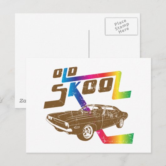 1970 Dodge Challenger Briefkaart (Voorkant / Achterkant)