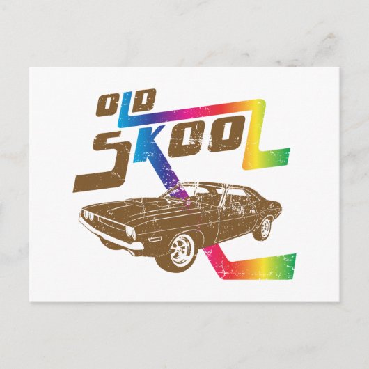 1970 Dodge Challenger Briefkaart (Voorkant)