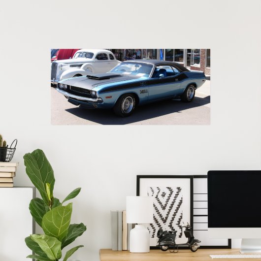 1970 Dodge Challenger TA Poster (Thuiskantoor)