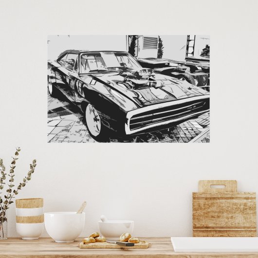 1970 Dodge-lader Poster (Keuken)