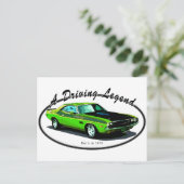 1970 Dodge-uitdager Briefkaart (Staand voorkant)