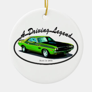1970 Dodge-uitdager Keramisch Ornament