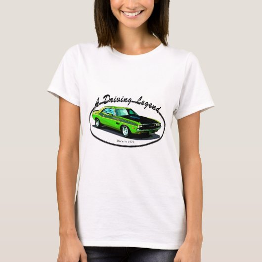 1970 Dodge-uitdager T-shirt (Voorkant)